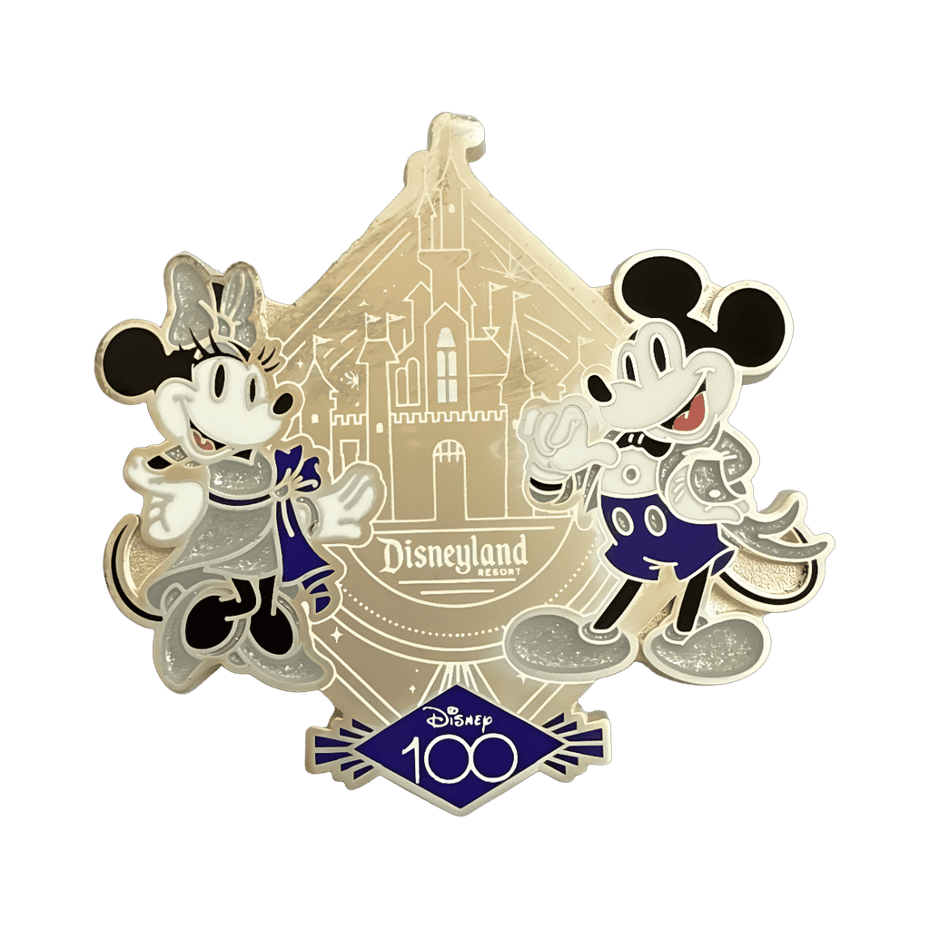 Mickey & Minnie with Sleeping Beauty Castle Disney pin