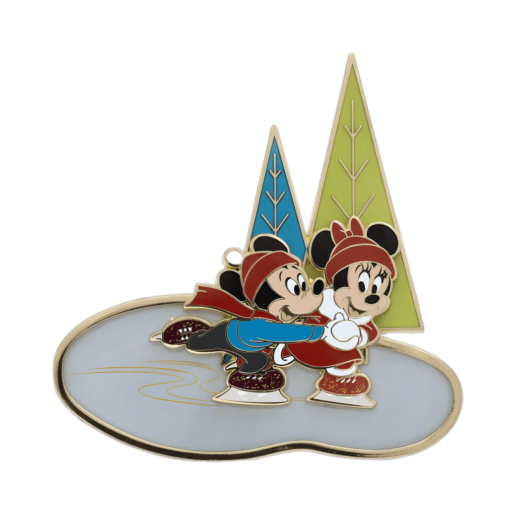 Mickey and Minnie Skating Disney pin