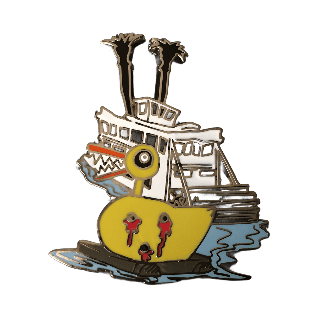 Attractions Mystery Collection - Undead Duck with Mark Twain Riverboat CHASER Disney pin