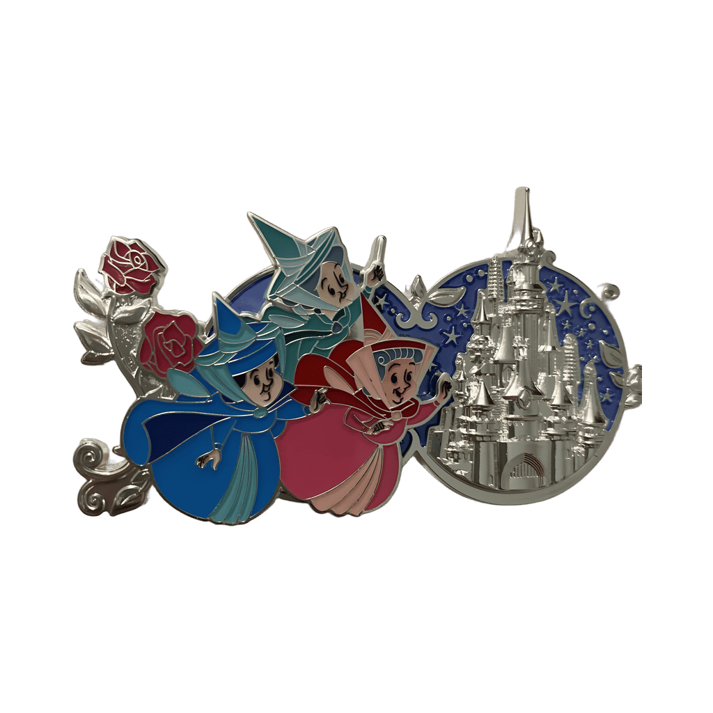 Fairies; Fauna, Flora and Merryweather - DLP Disney pin