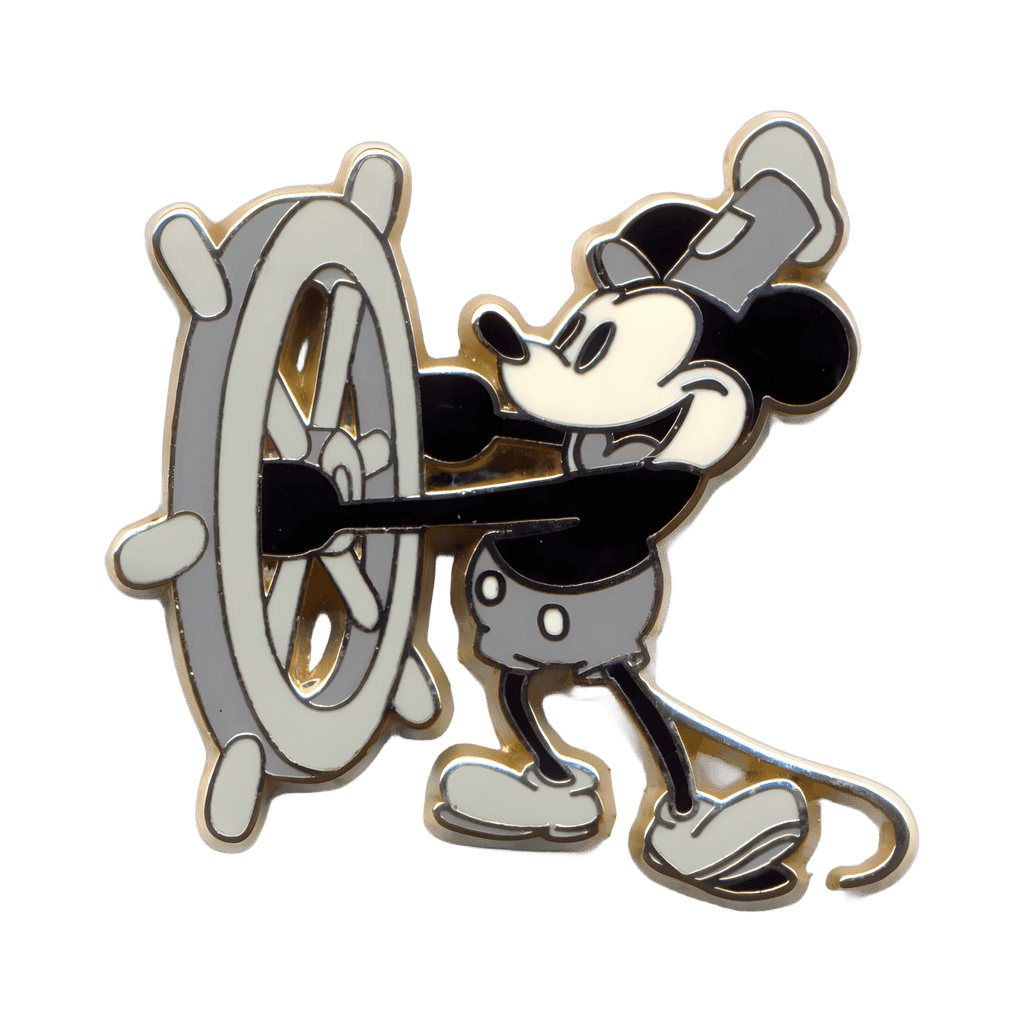 Steamboat Willie Disney pin