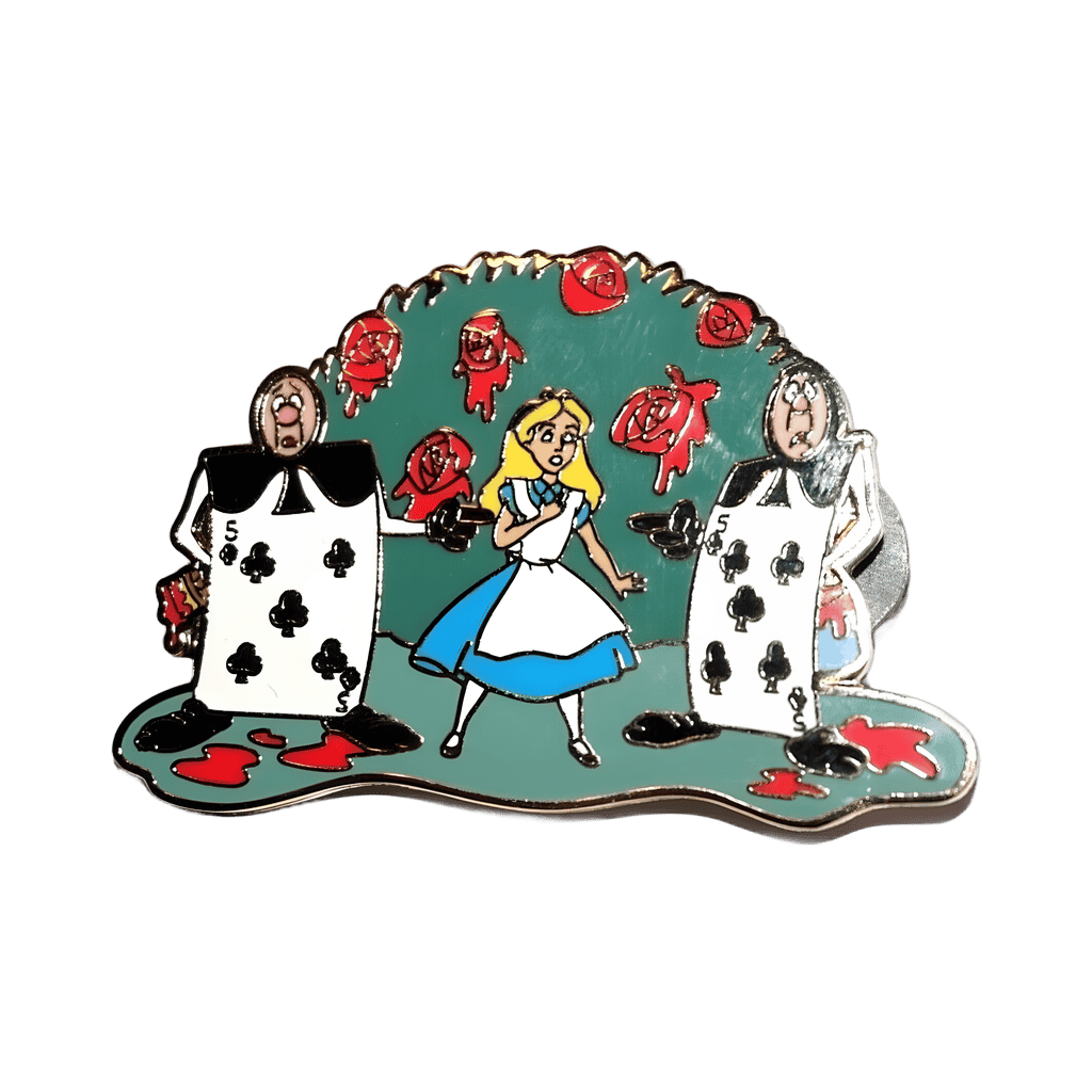 Roses and Cards Disney pin