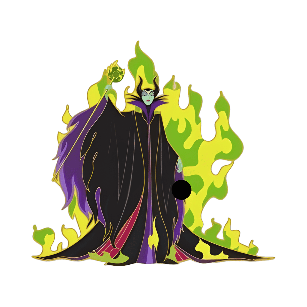 Maleficent Disney pin