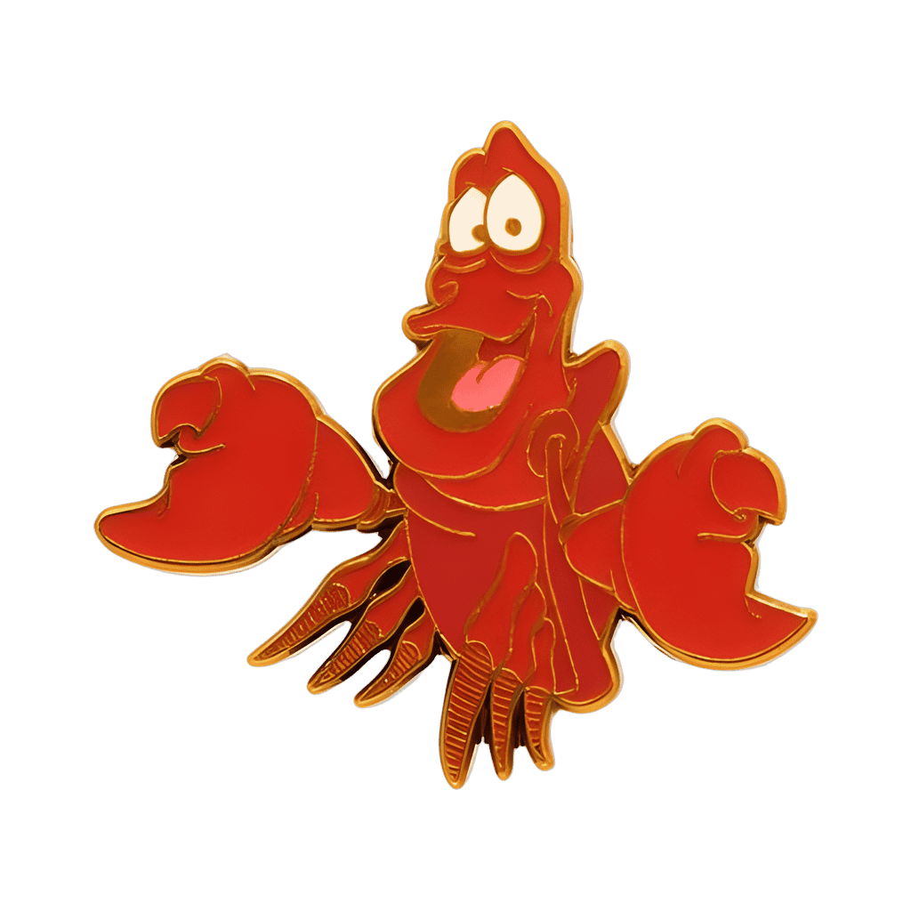 Flounder & Sebastian Pin Set - Sebastian Disney pin