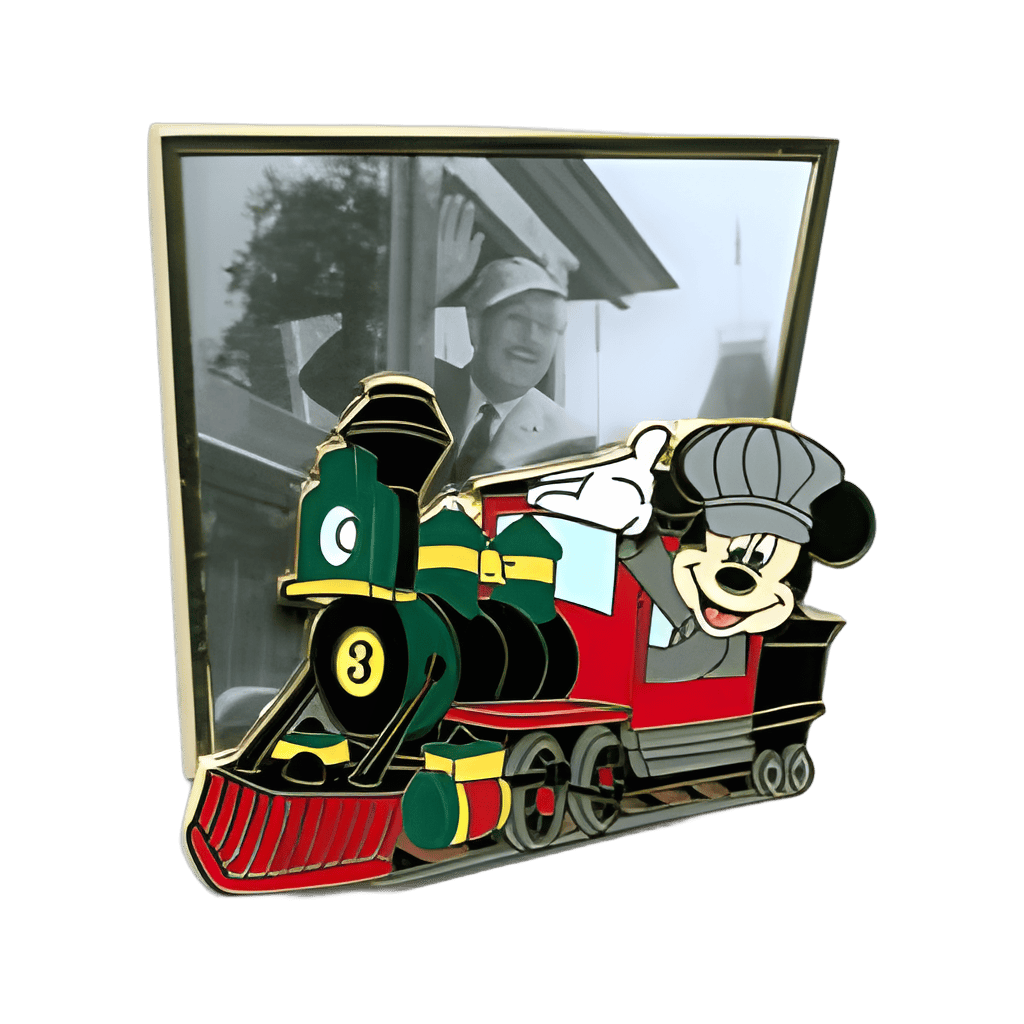 Mickey & Walt Style F: Riding the Train Disney pin