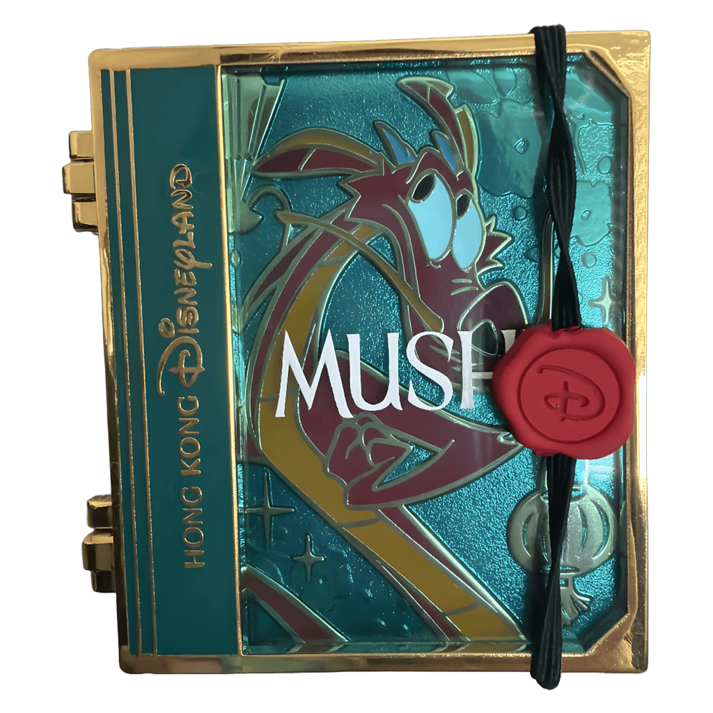 Mushu HKDL Limited Edition Book Disney pin