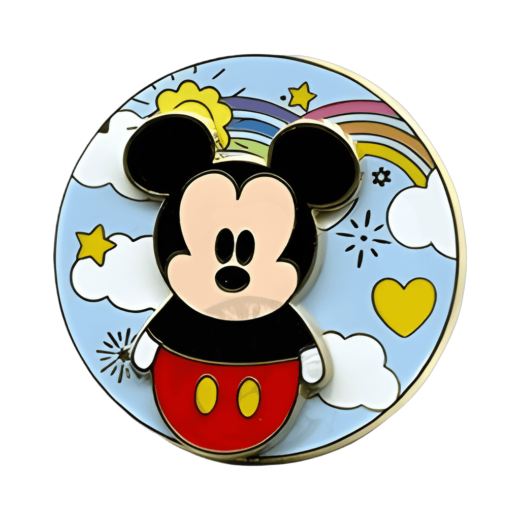 Cutie Mickey Mouse with Rainbows Disney pin