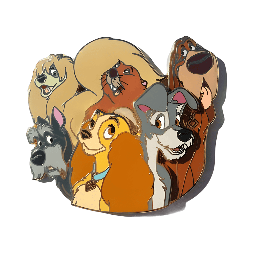 Lady and the Tramp Disney pin