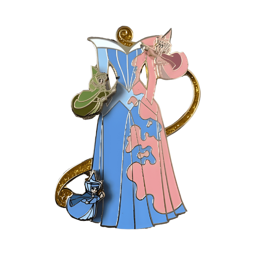 Good Fairies, Aurora's Dress transformation Disney pin