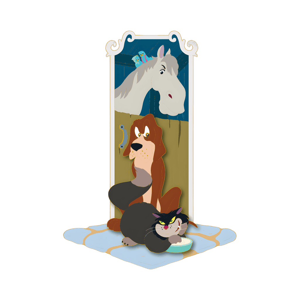 Bruno, Major and Lucifer Disney pin