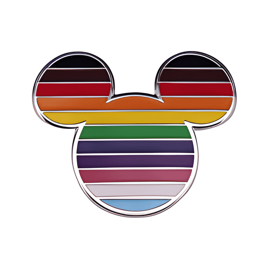 Inclusive Pride Flag Mickey Icon Disney pin