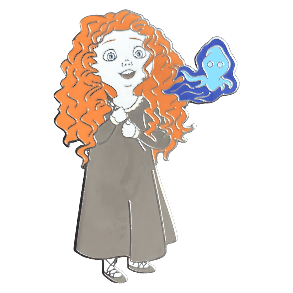 Child Merida with Wisp Disney pin