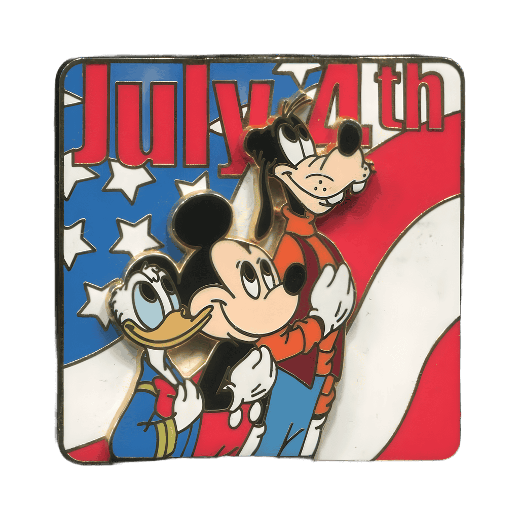 Mickey, Goofy, Donald - July 4th of July Pledge Allegiance Disney pin