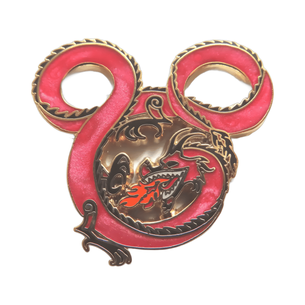 Red Disney pin