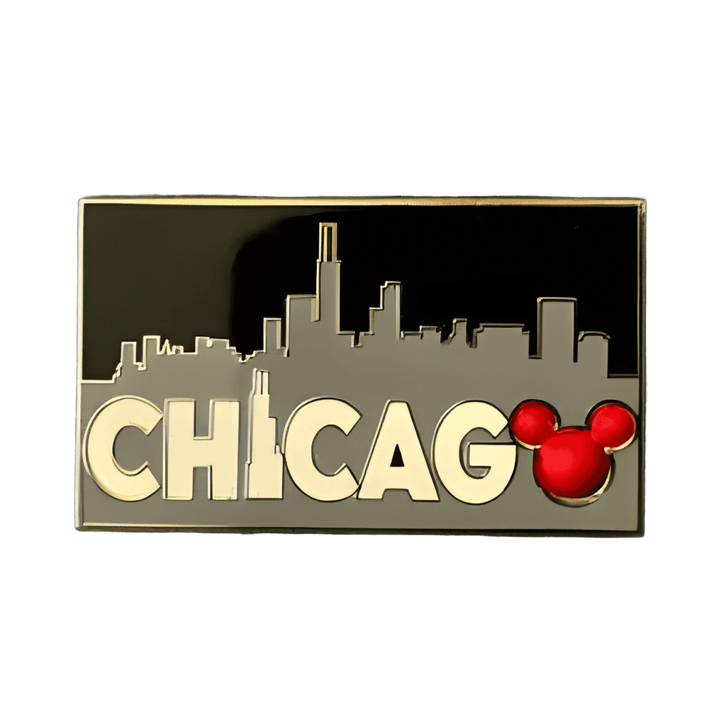 Chicago Skyline the Windy City - Mickey Head Disney pin