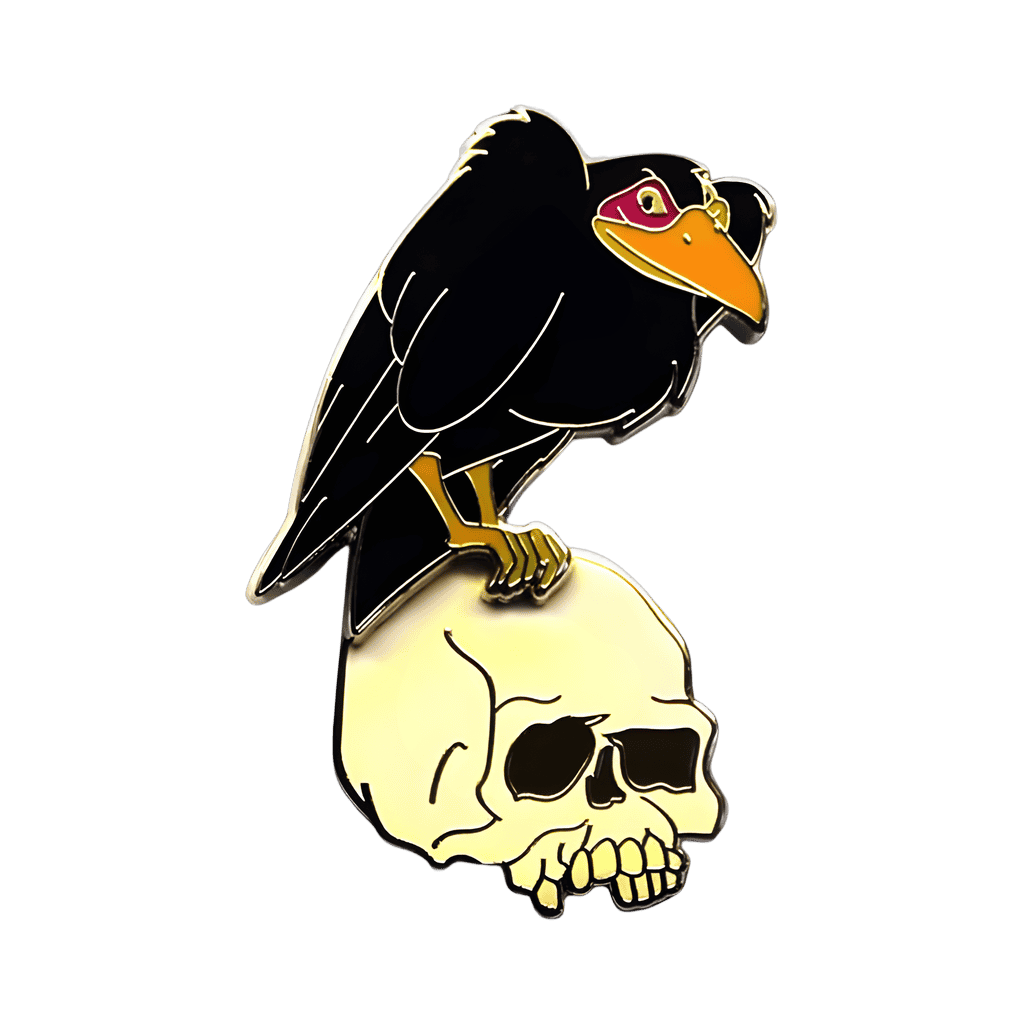Diablo on Skull Disney pin