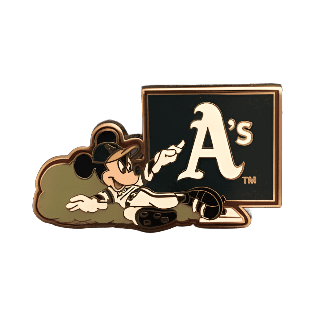 Oakland Athletics Mickey Disney pin