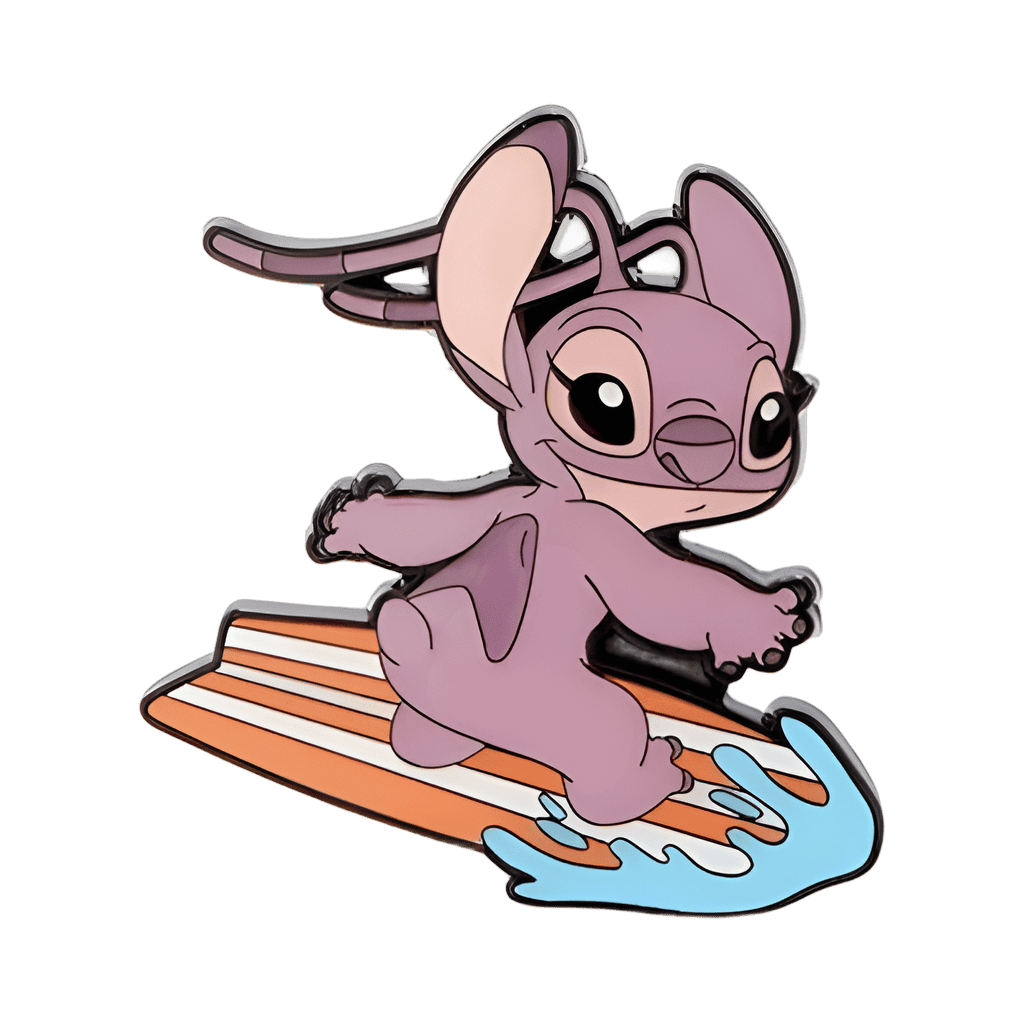 Angel Surfing Disney pin