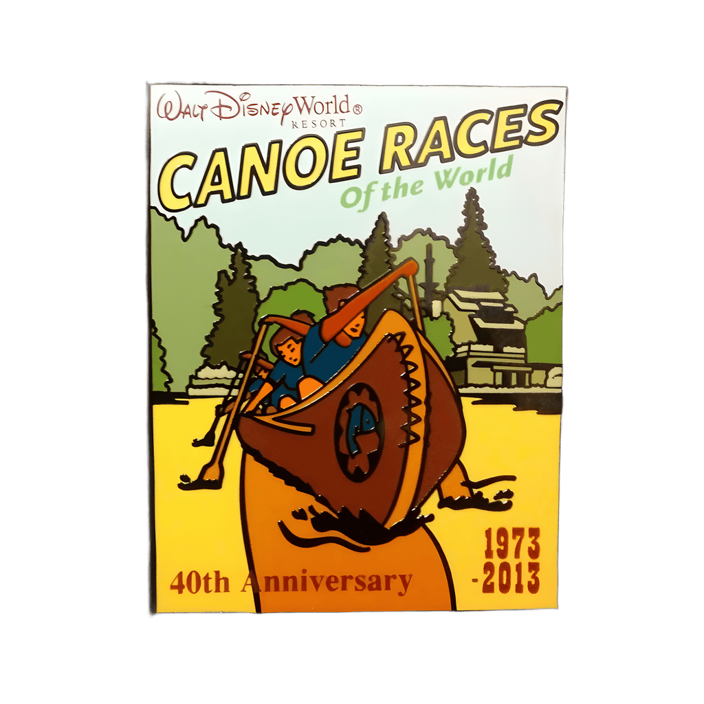 2013 Canoe Races of the World, 40th Anniversary Disney pin