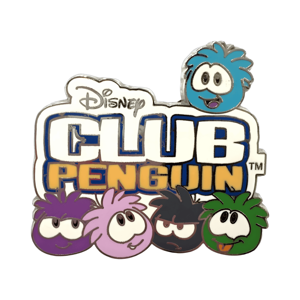 Club Penguin Logo Disney pin