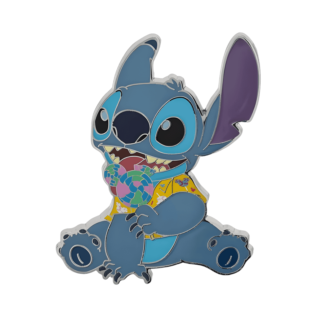 Stitch And Angel With Lollipop Set - April - Stitch With Lollipop Disney pin