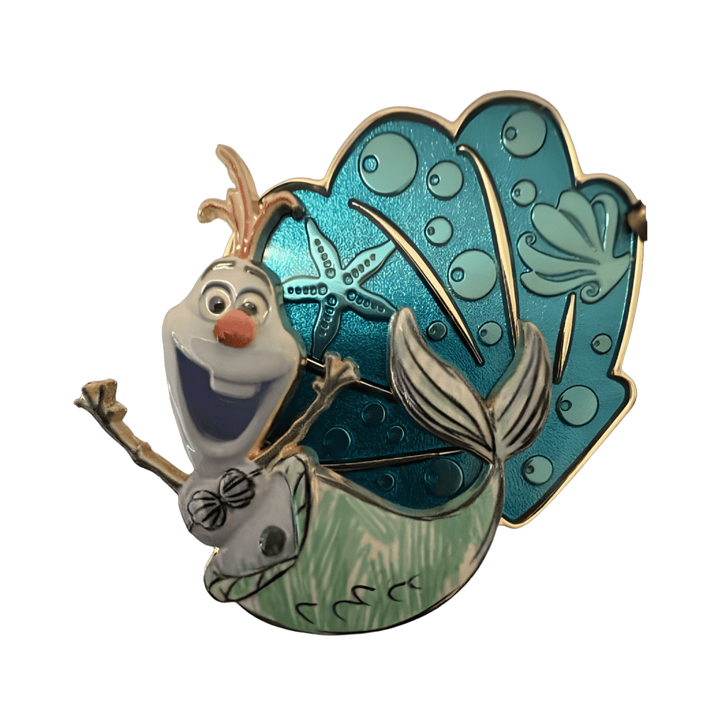 Olaf as Ariel Disney pin