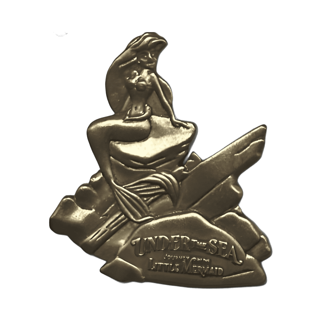 Ariel on a Rock Disney pin