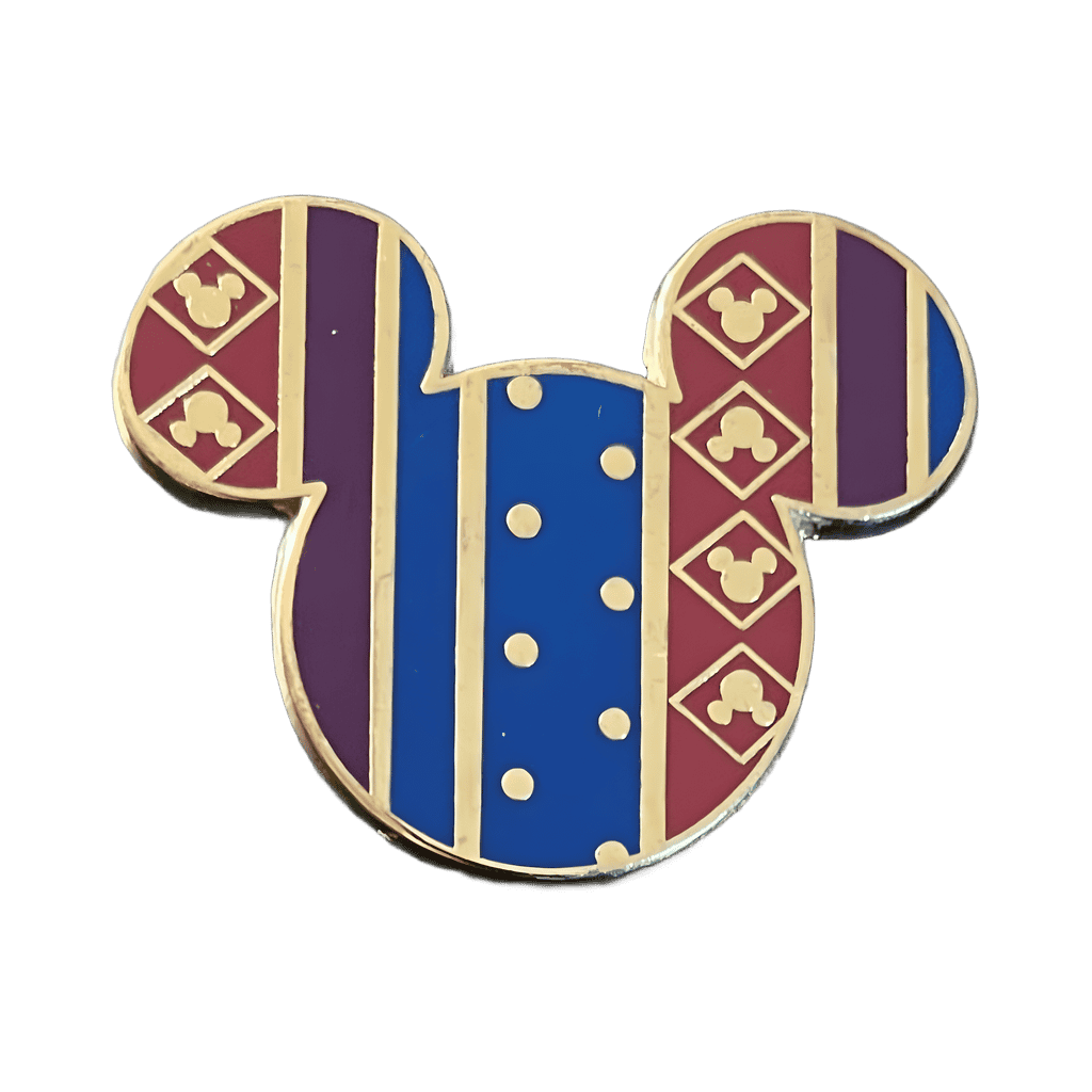 Mickey Icon - African pattern Disney pin