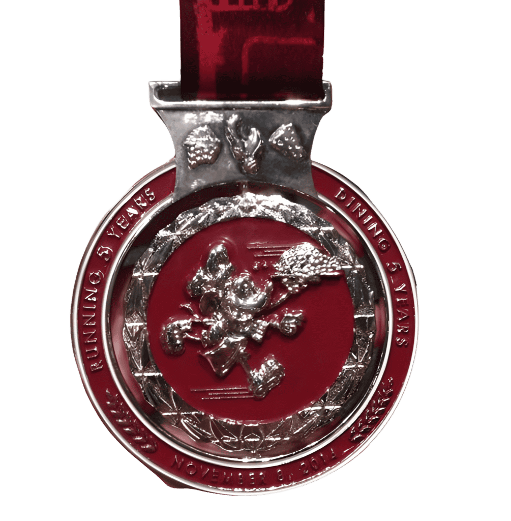 Wine And Dine Finishers Medal Disney pin