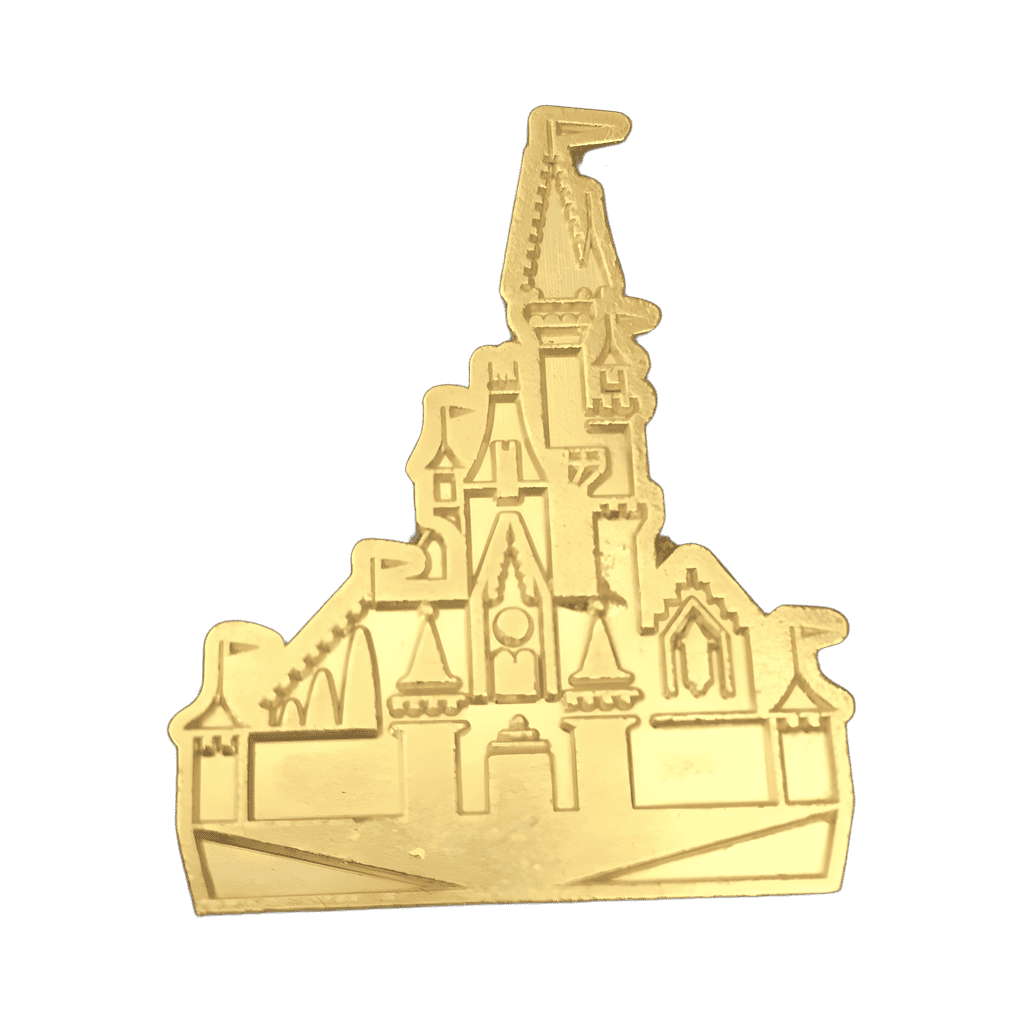 Cinderllea Castle Gold Disney pin