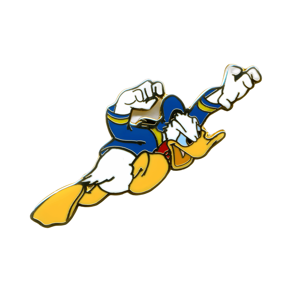 Donald Duck 65th Anniversary - Attack Pose Disney pin