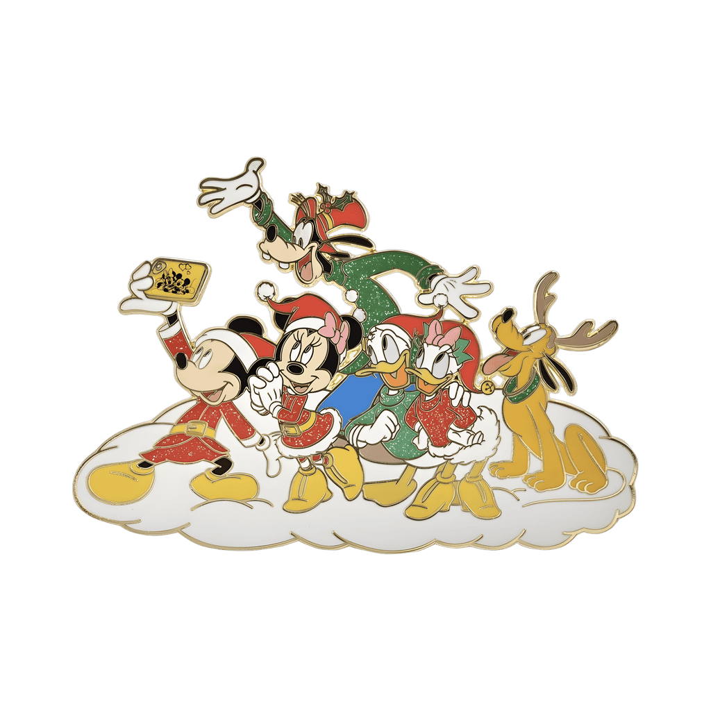 Mickey & Friends Christmas Selfie Disney pin