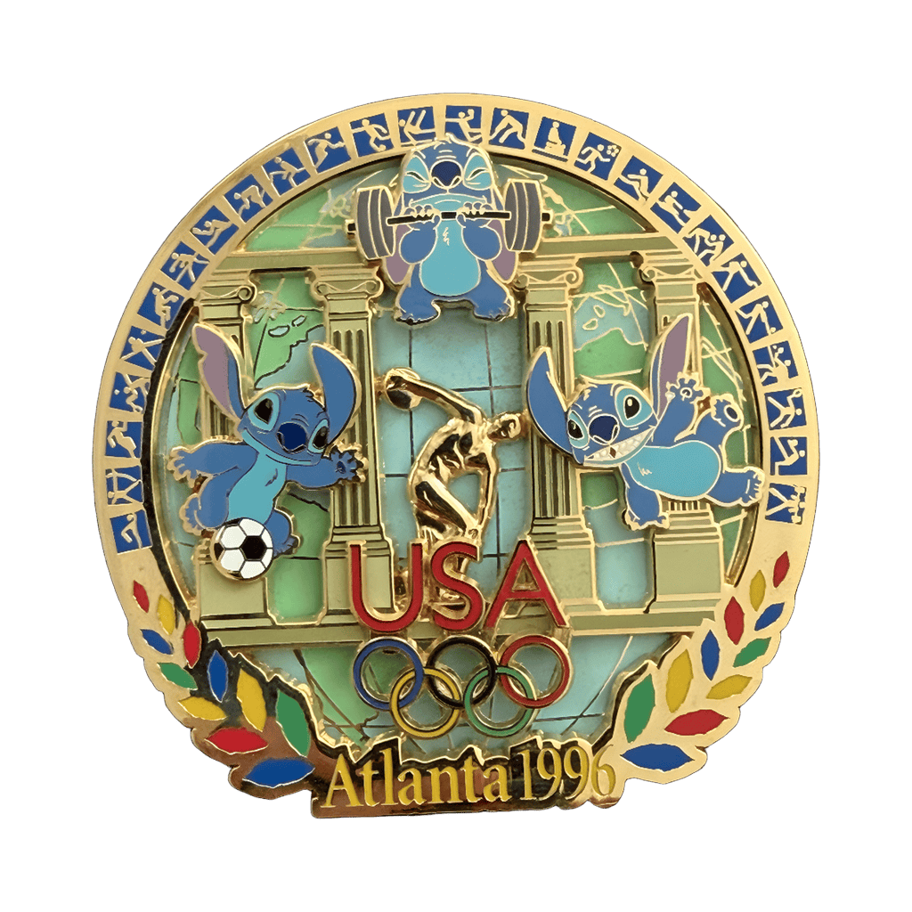 Stitch Olympics Atlanta 1996 Disney pin