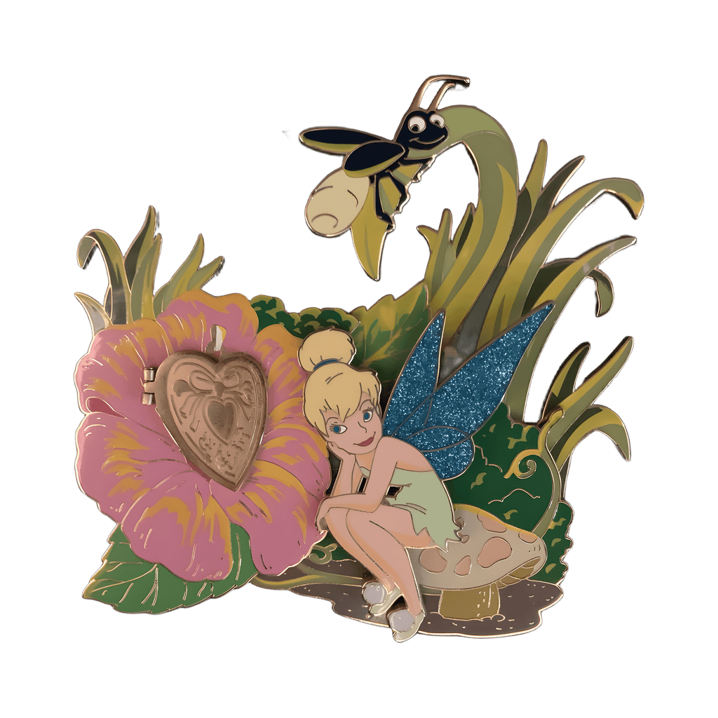 Tinker Bell with Locket (Super Jumbo) Disney pin