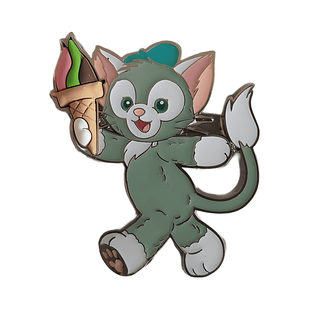 Gelatoni holding an ice cream cone Disney pin