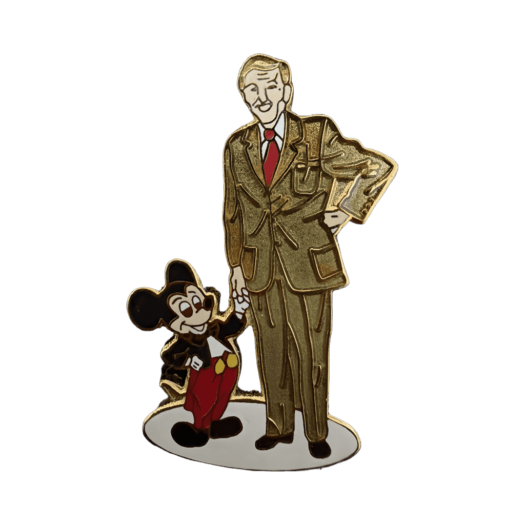 Walt and Mickey Disney pin