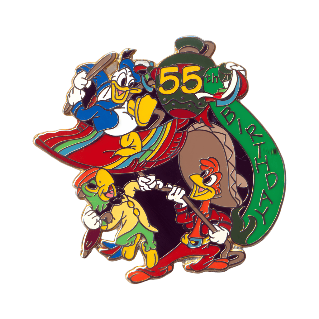 55th Birthday - Donald, Jose Carioca & Panchito Disney pin