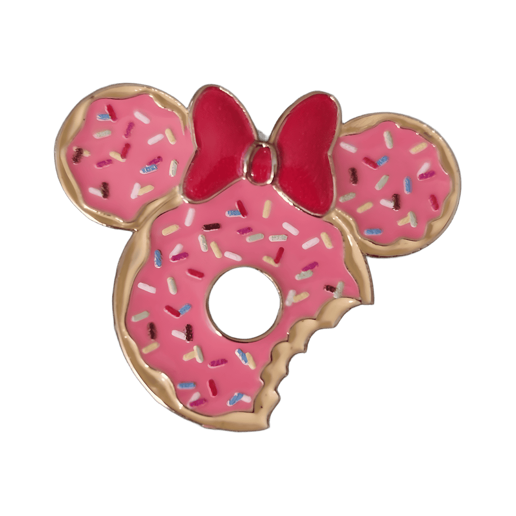 Pink Minnie Donut Disney pin