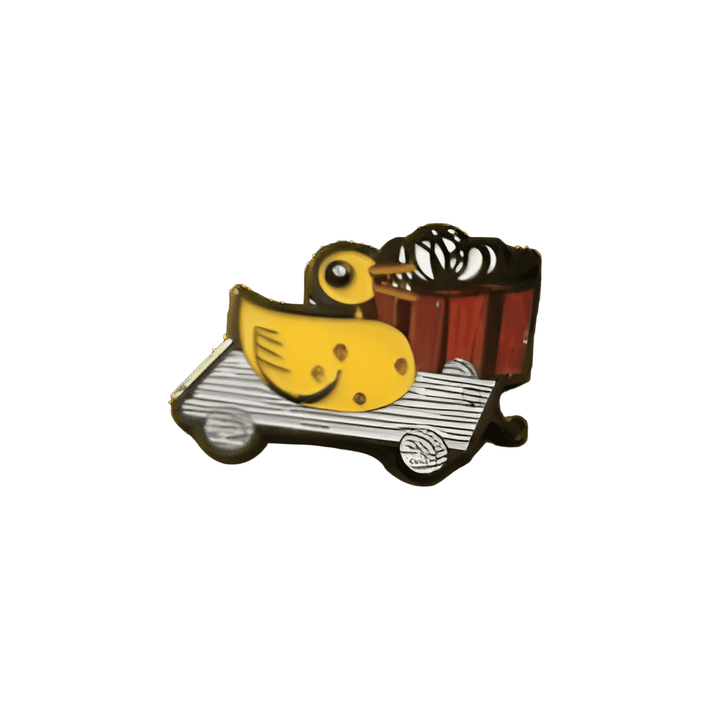 Scary Duckling Disney pin
