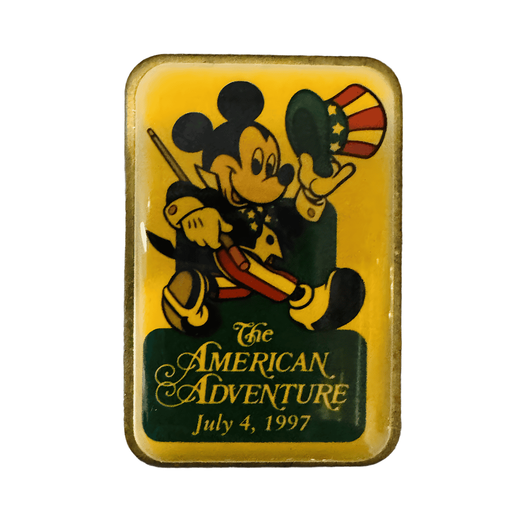 Patriotic Mickey - The American Adventure - Epcot - July 4 1997 Disney pin