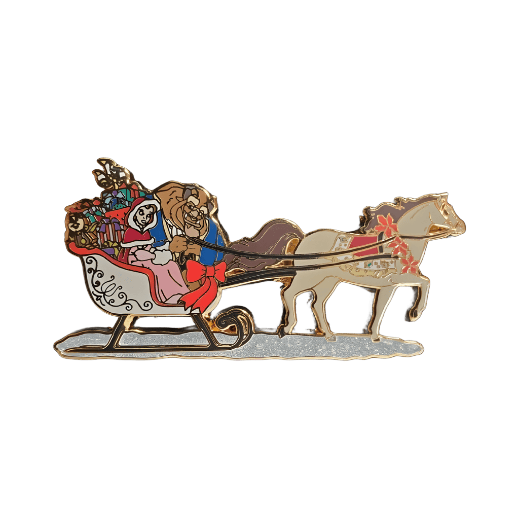 Home for the Holidays (Belle & Beast) Disney pin