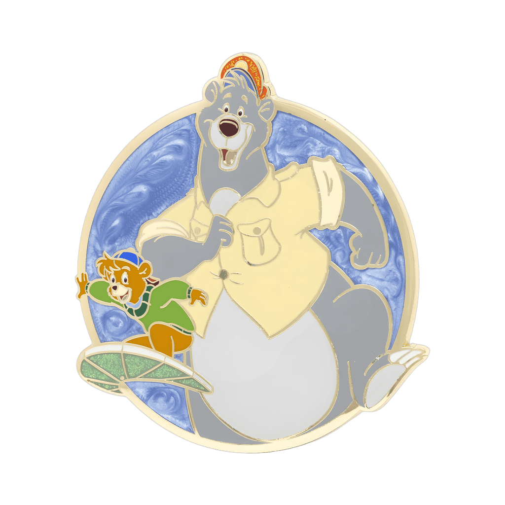 Talespin - Baloo and Kit Disney pin