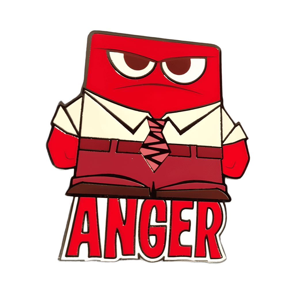 Anger Disney pin