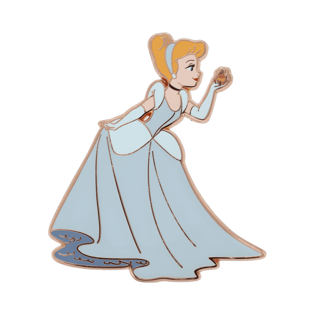 Cinderella and Gus Disney pin