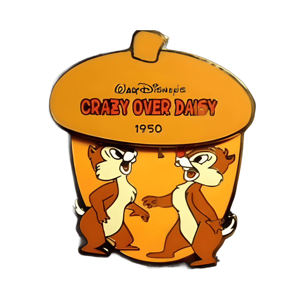 Crazy Over Daisy 1950 - Chip and Dale Disney pin