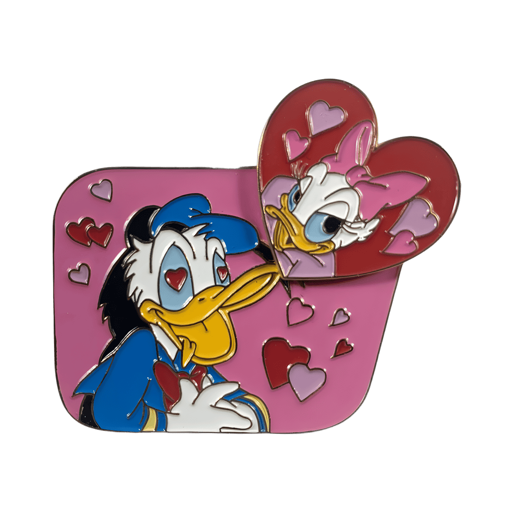 Birthday Hearts - Donald and Daisy Duck Disney pin