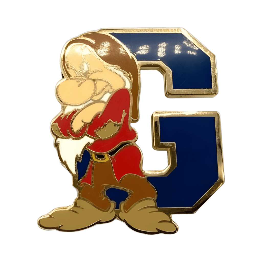 2006 - Grumpy with Blue G - Snow White - Dwarf Disney pin