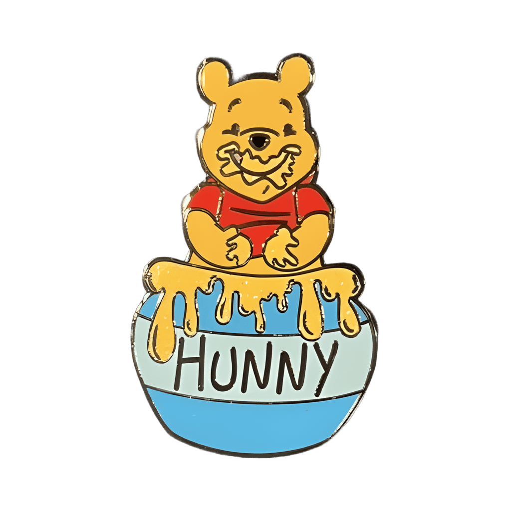 Winnie the Pooh in a pot of Hunny Disney pin