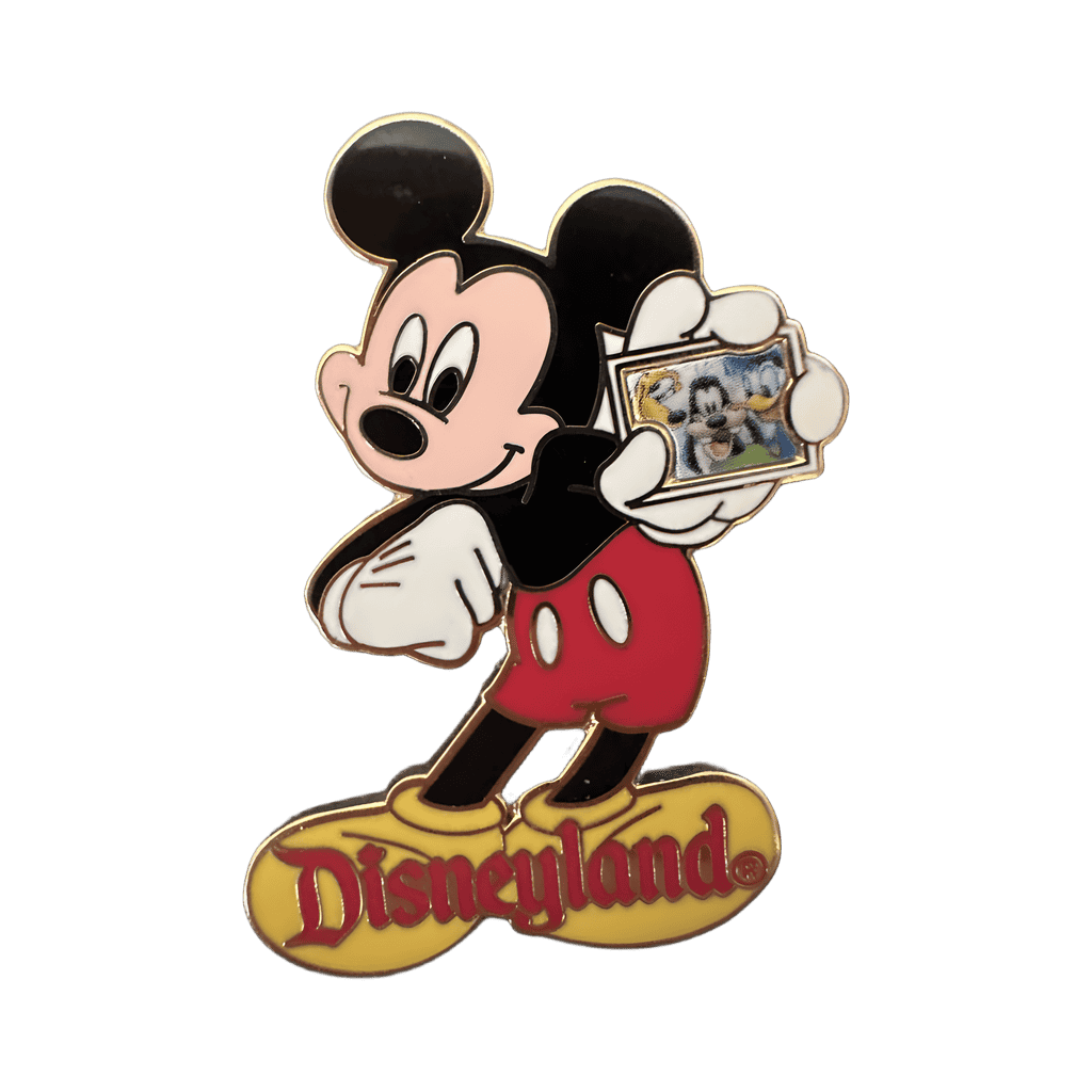 Mickey with Photo of Donald, Goofy, and Pluto Disney pin