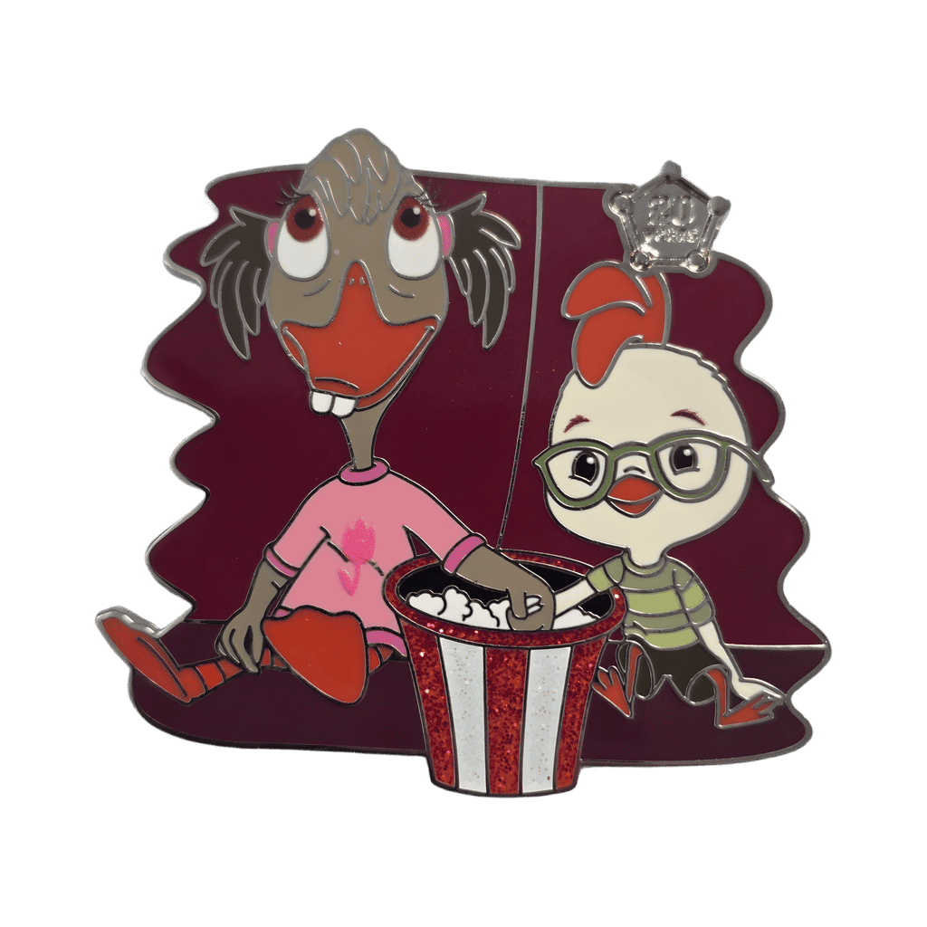 Chicken Little and Abby Mallard Disney pin
